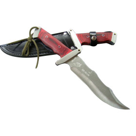 Straight knife with wood handle UD17068